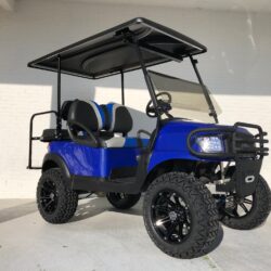 Blue Club Car Precedent Golf Cart Alpha Body 01