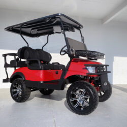 Red Renegade Scout Lithium Ion Golf Cart 01