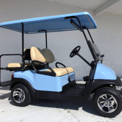 Sky Light Blue Golf Cart For Sale In SC NC GA FL VA