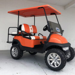 Tidewater Carts Superstore - Clemson Golf Cart Orange 01